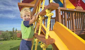 rainbow play systems wooden playsets